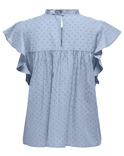 Only - Katti Dobby Top - Cashmere Blue